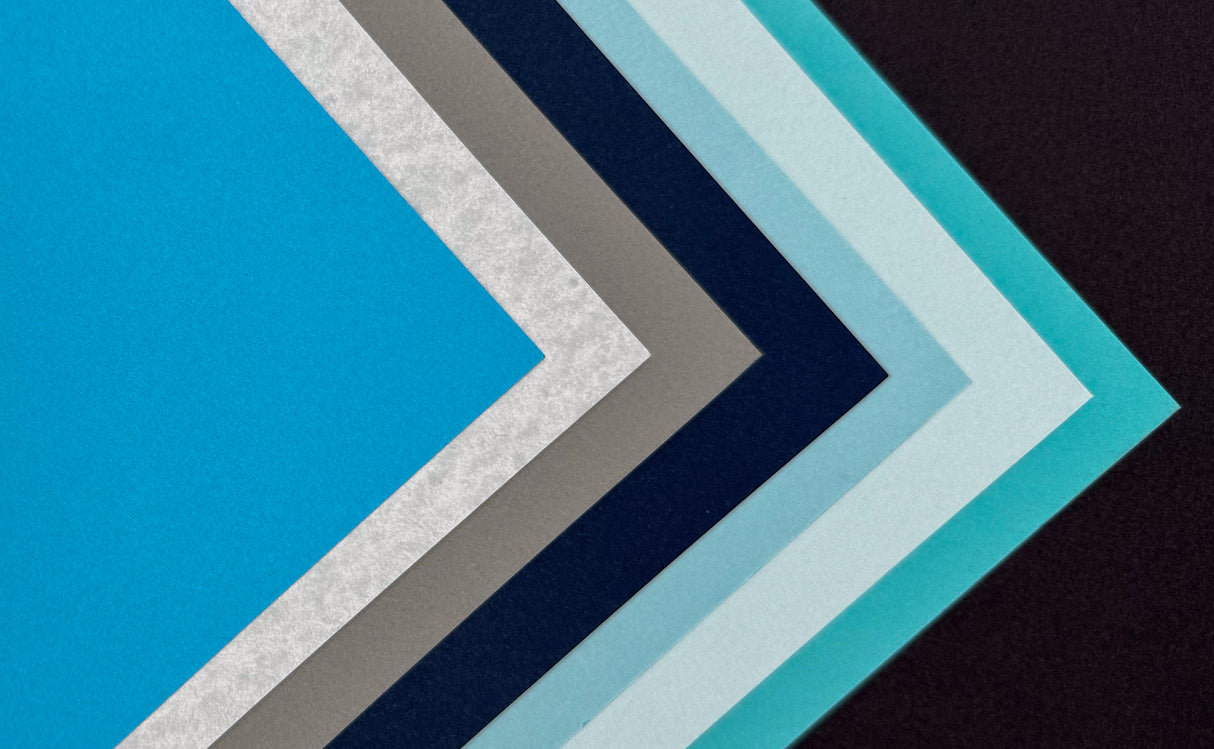 Blue Text Weight Samples