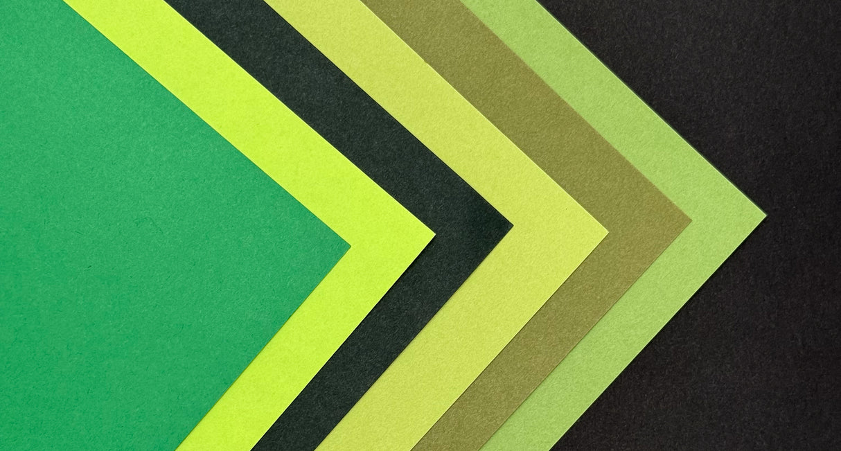 Green Text Weight Samples