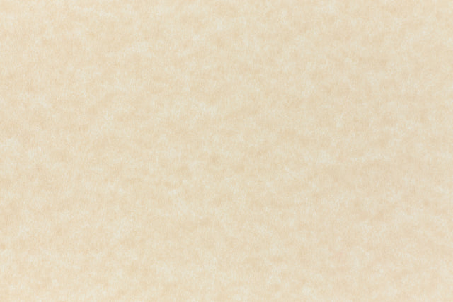 Paper-textile colored to look like parchment.