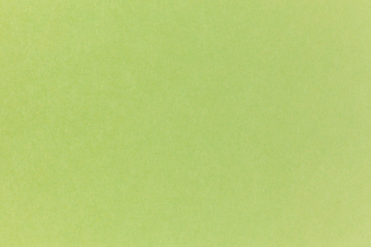 Green crafting paper sample.