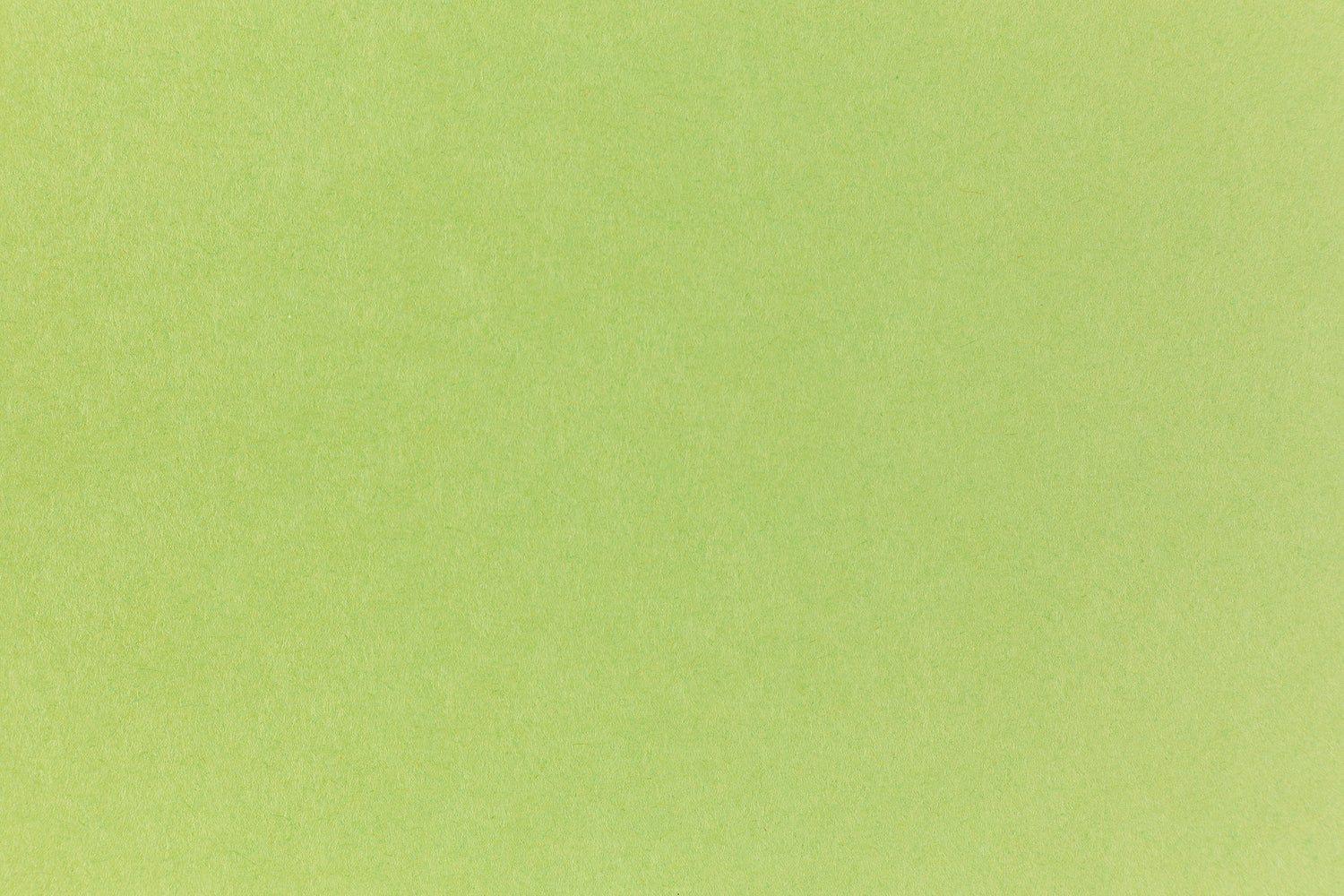 Green crafting paper sample.