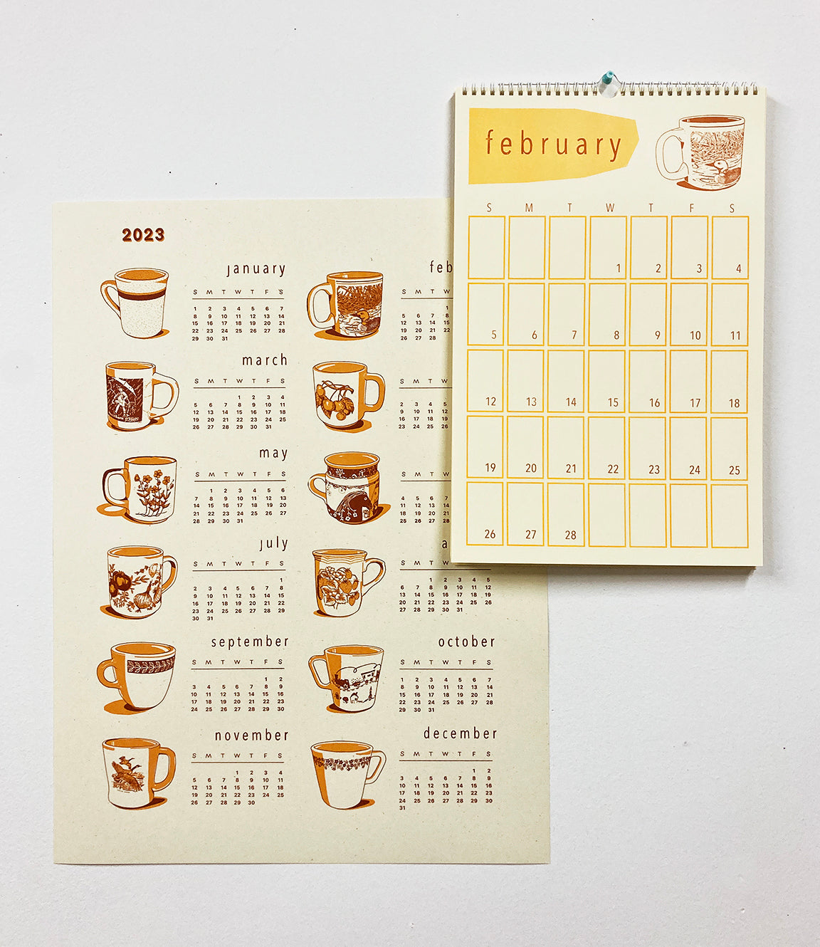 Printed on French Paper: New Year, Amazing Calendars
