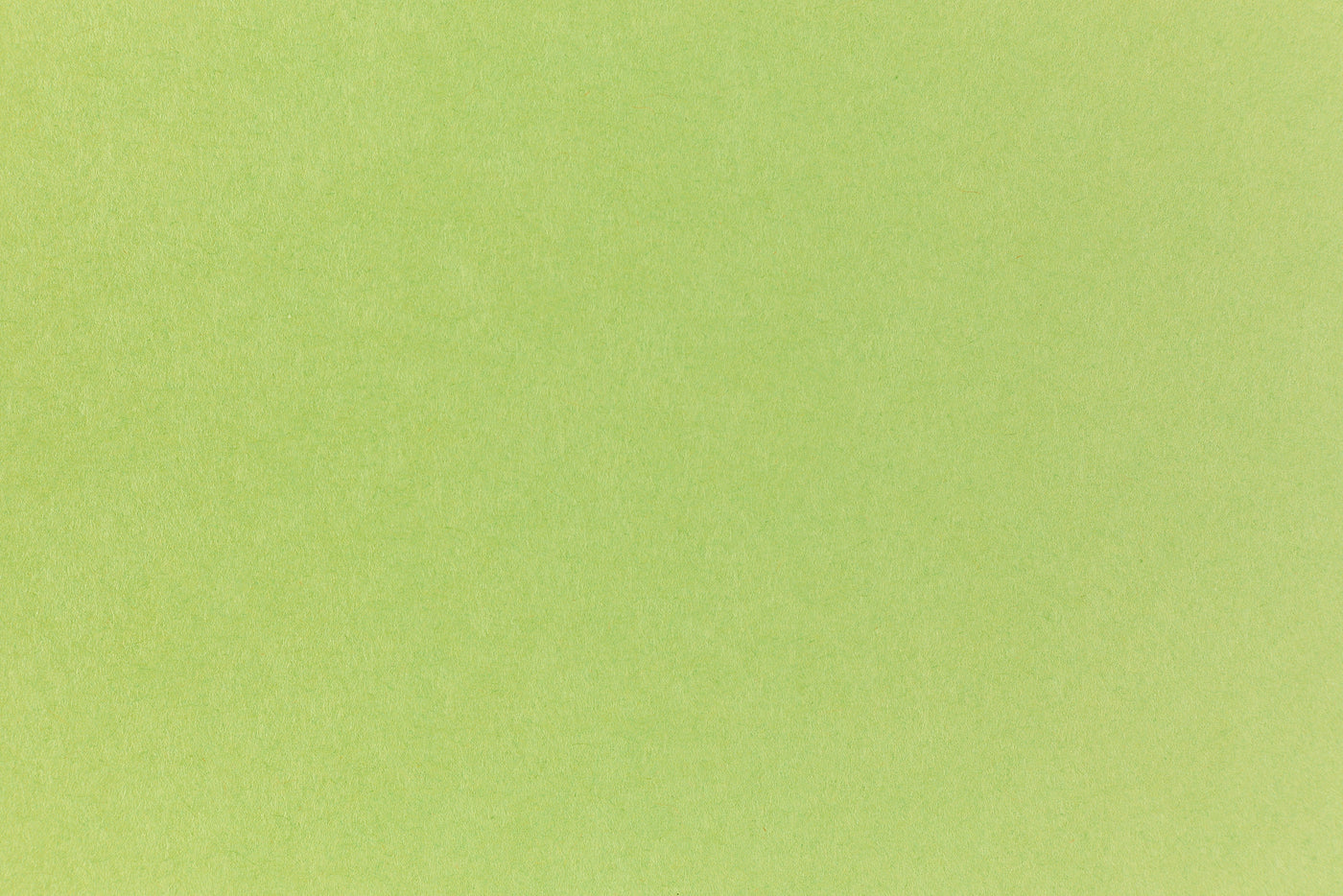Green crafting paper sample. 
